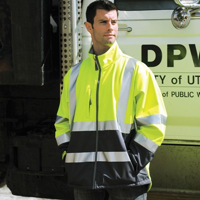 Picture of a worker in TIngley Outerwear